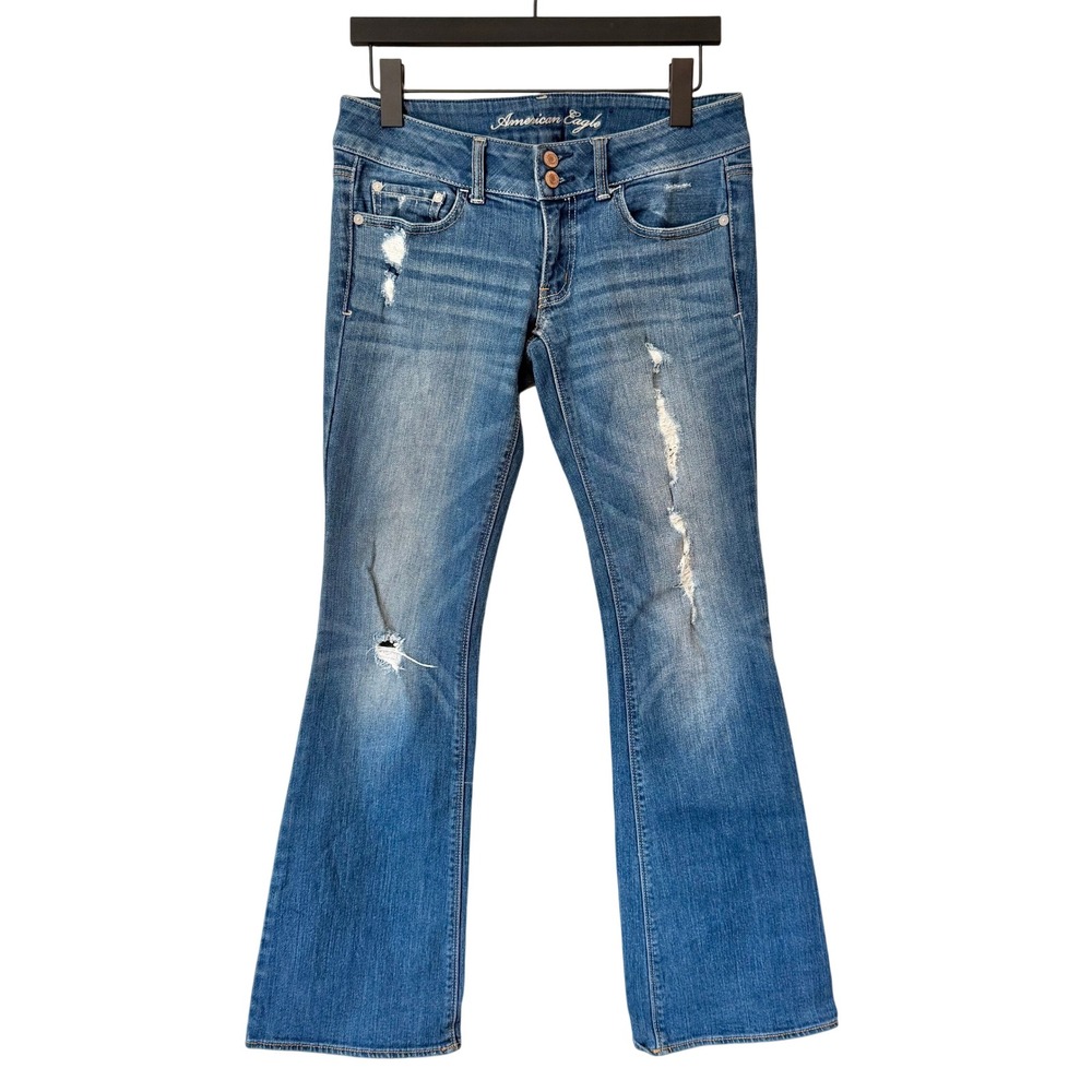Y2K‎ American Eagle Artist Flare Jeans Low Rise Size 6